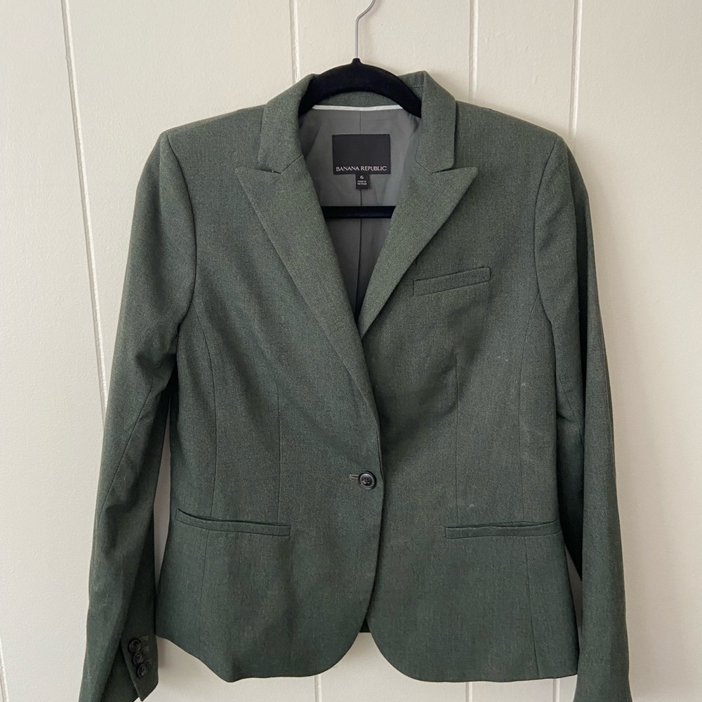 Forest green blazer